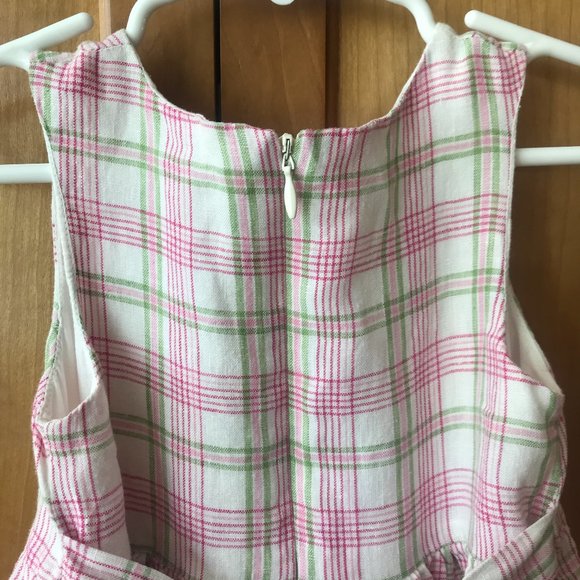 The Children's Place Linen Plaid Dress 24 months - Picture 7 of 14